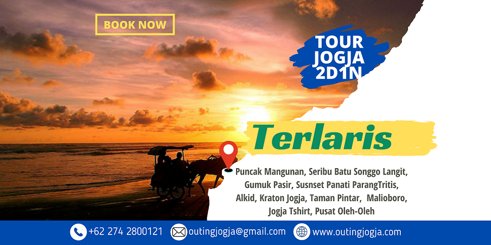 Tour Jogja 2D1N Terlaris