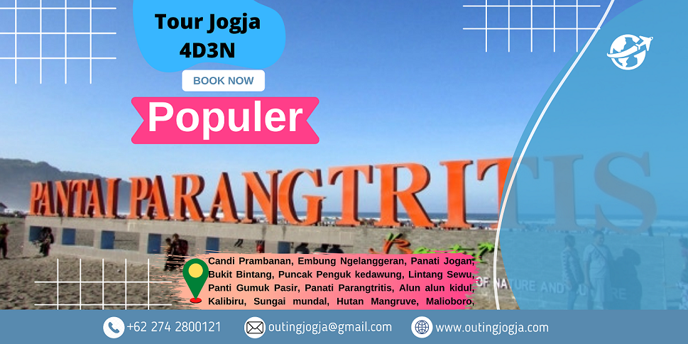 Tour Jogja 4D3N Populer