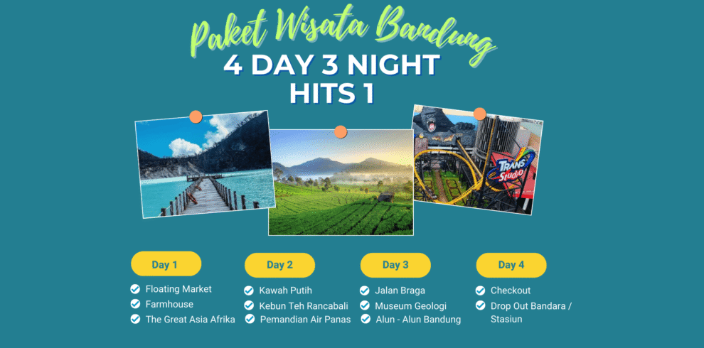 Paket Wisata Bandung 4 Hari 3 Malam - Hits 1