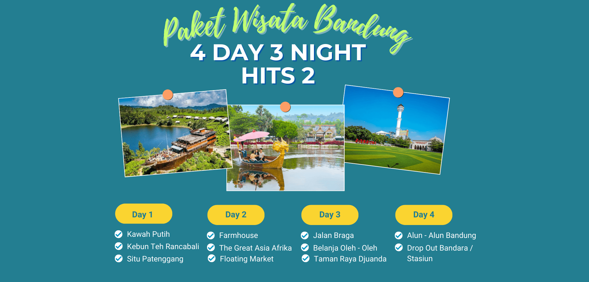 Paket Wisata Bandung 4 Hari 3 Malam - Hits 2