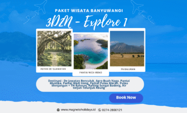 Paket Wisata Banyuwangi 3 Hari 2 -Explore1-