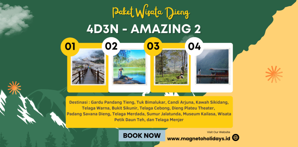 Paket Wisata Dieng 4 Hari 3 Malam - Amazing 2