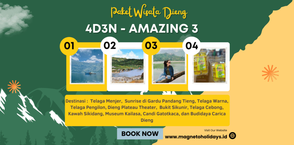 Paket Wisata Dieng 4 Hari 3 Malam - Amazing 3